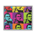 Twilight Zone Pop Art Grid Framed Canvas