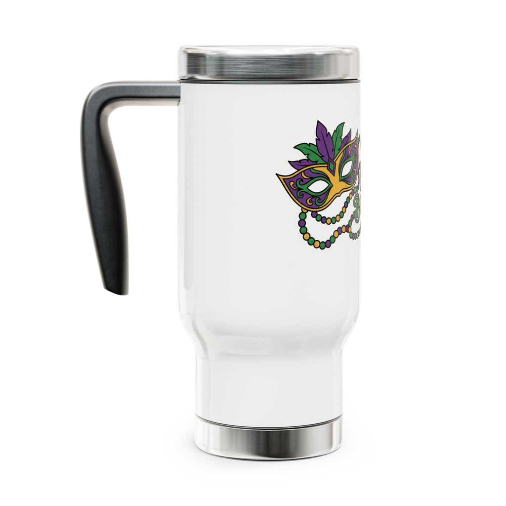 New Orleans Mardi Gras Travel Mug – Let The Good Times Roll 14oz Tumbler
